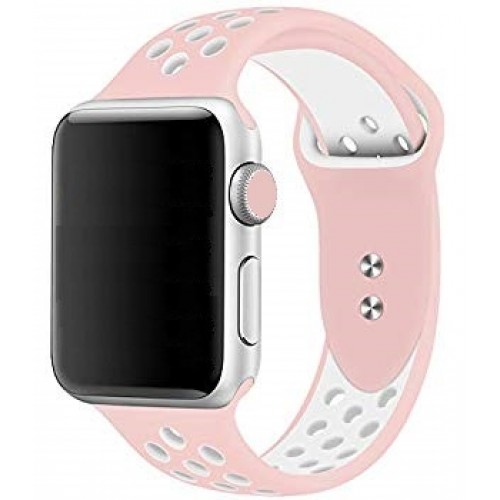 Apple Watch Silicon Wrist Belt Soft Pink - 38-40-41mm